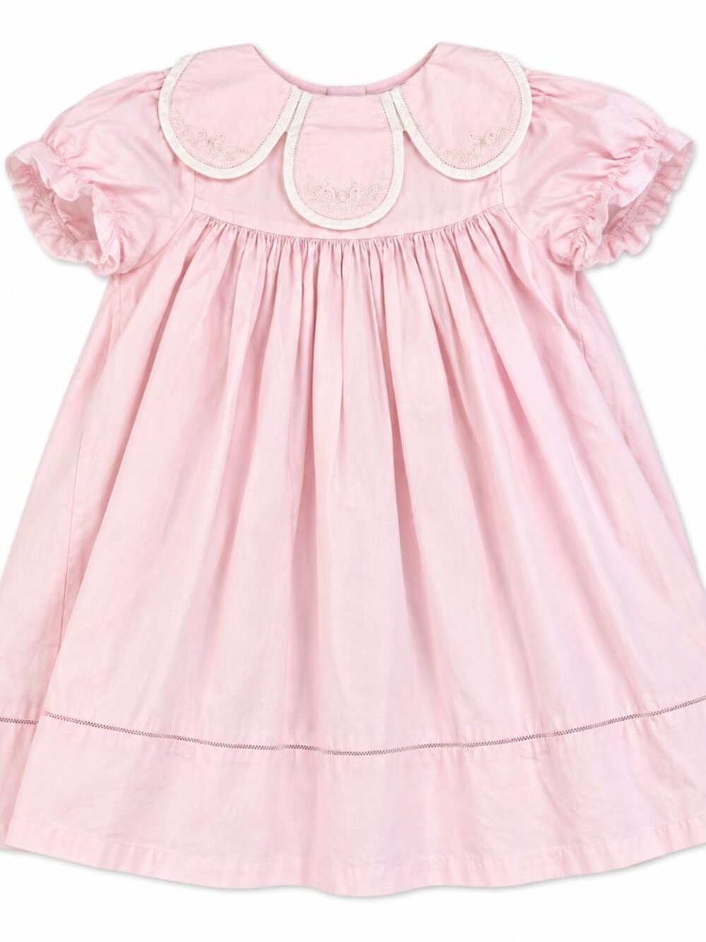 Sophie & Lucas Pink Petal Collar Dress Girls 3T
